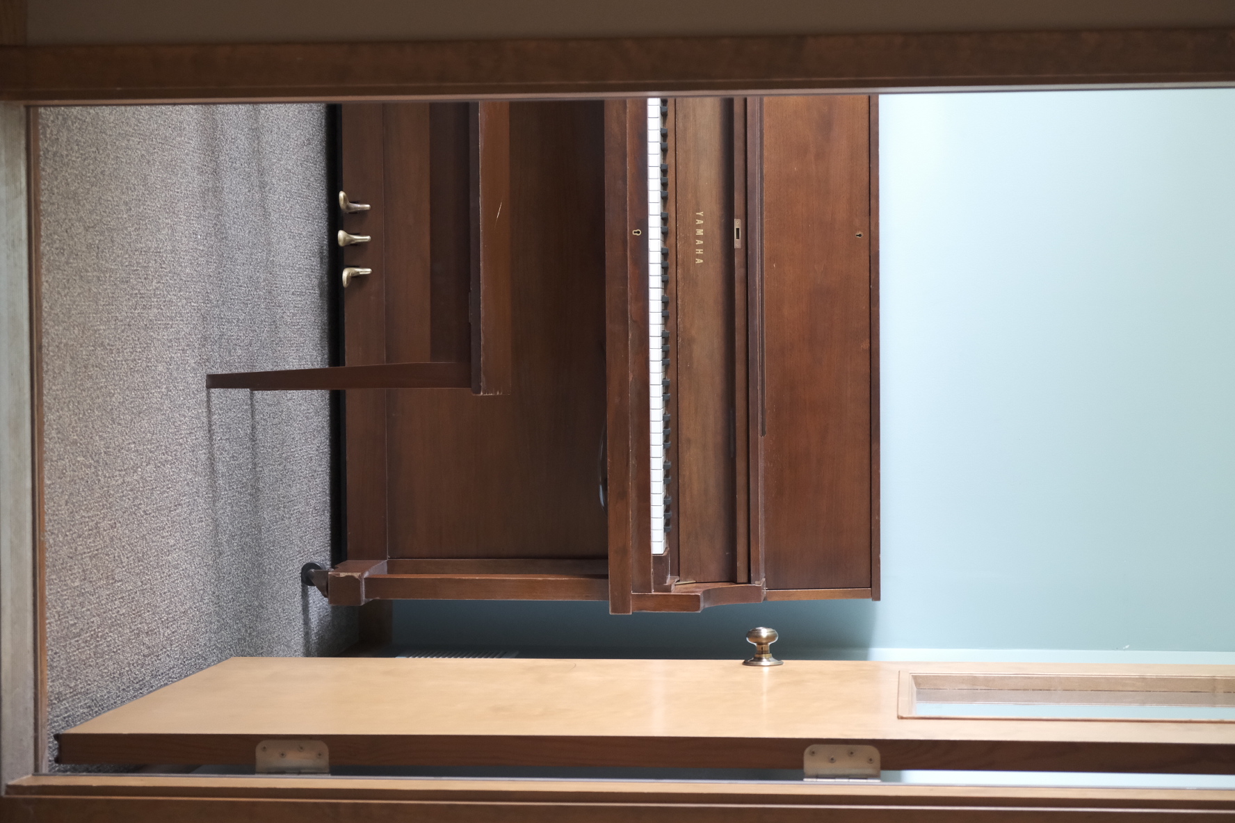 Practice room at Lawrence Piano Studio